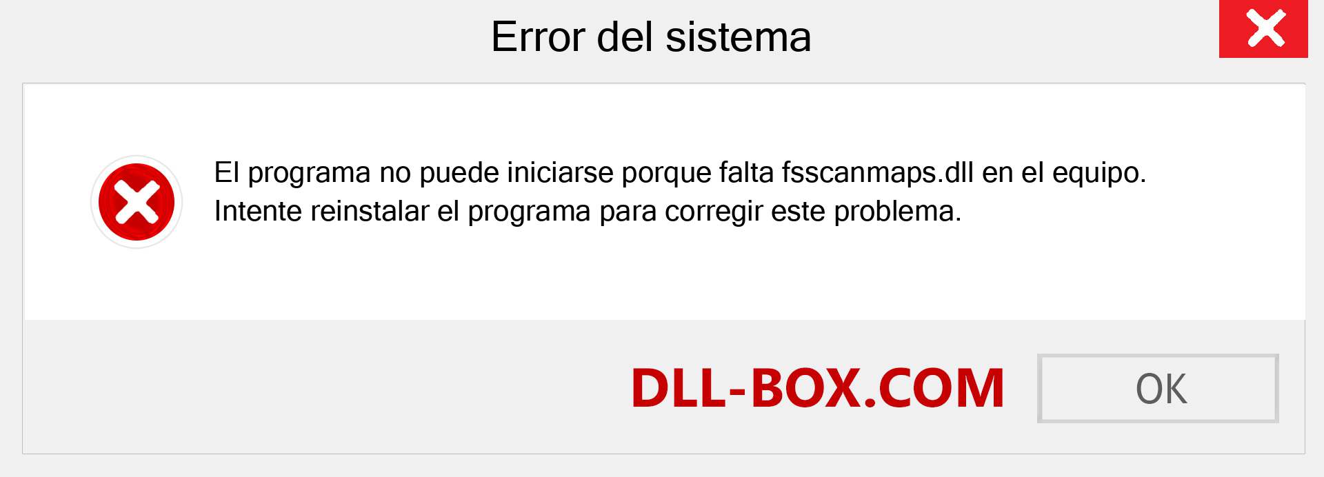 ¿Falta el archivo fsscanmaps.dll ?. Descargar para Windows 7, 8, 10 - Corregir fsscanmaps dll Missing Error en Windows, fotos, imágenes